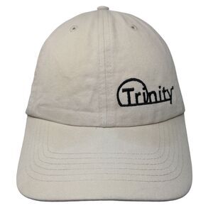 Trinity Slideback Hat Tan OSFM Adjustable Embroidered Quake City Caps Cotton